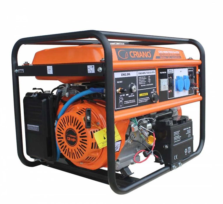 Generator hibrid GPL/Gaz/Benzina 230V 5,5 kW CNO-NRG-7000-G-ATSr cuATS
