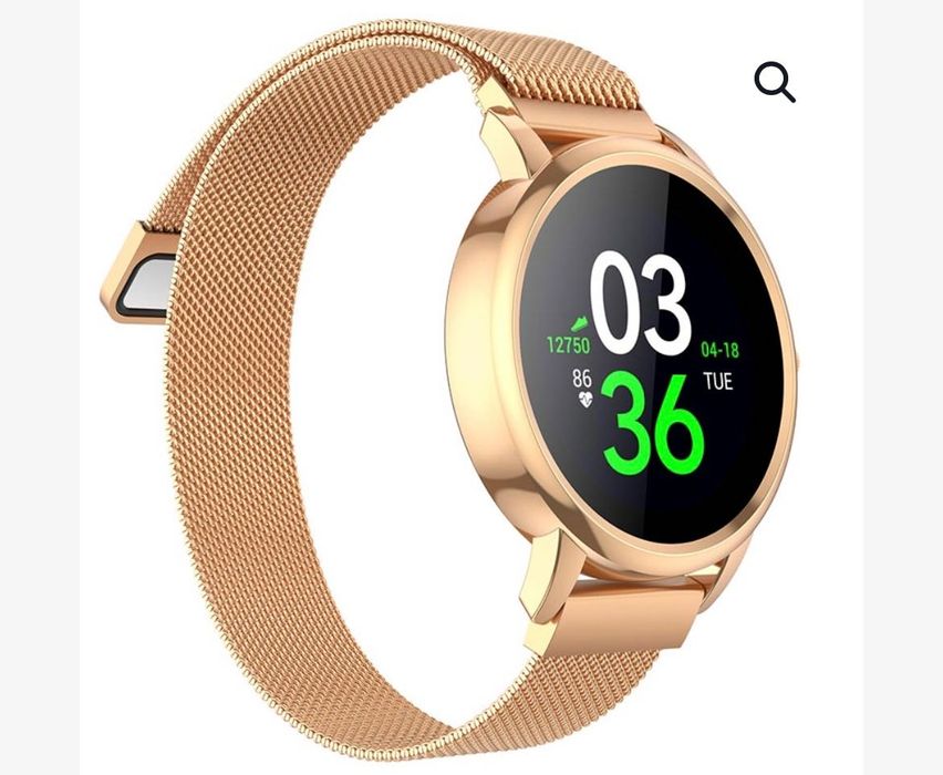 Ceas/smartwatch dama HOCO Y8 Rose gold