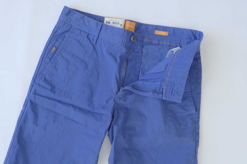 ПРОМО Hugo Boss S(30) размер,мъжки сини памучни къси панталони,шорти