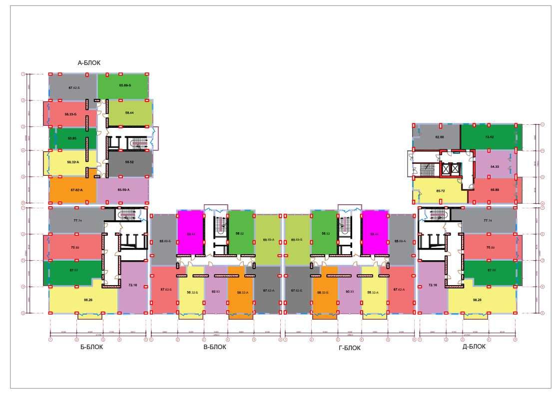 ШОШИЛИНЧ новостройкада 2 хона 67.62 м² квартира СОТИЛАДИ