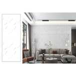 Placa de tapet x 10buc impermeabil, Autoadeziv, 30×60 cm, Marmura alba