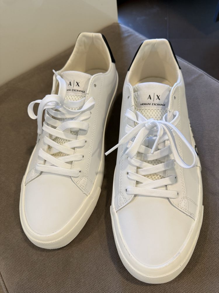 Мъжки  бели кецове Armani Exchange