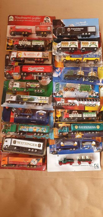 Loturi de 20 camioane, tiruri,scară HO 1:87