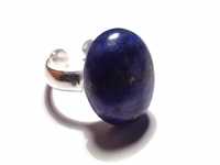 Inel delicat din Argint 925 si Lapis lazuli oval albastru