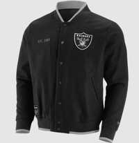 NFL LAS VEGAS RAIDERS FANATICS Geaca Letterman College mar S Noua Lana