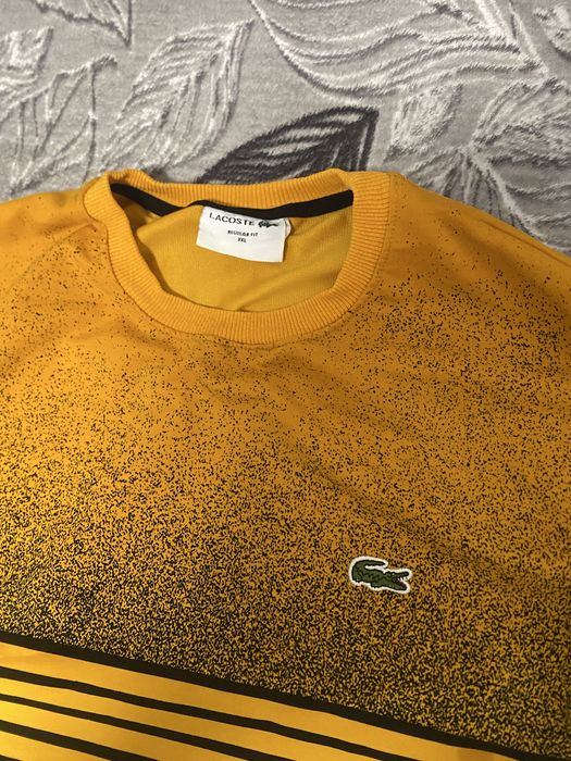 Bluza lacoste galbena marimea xxl originala