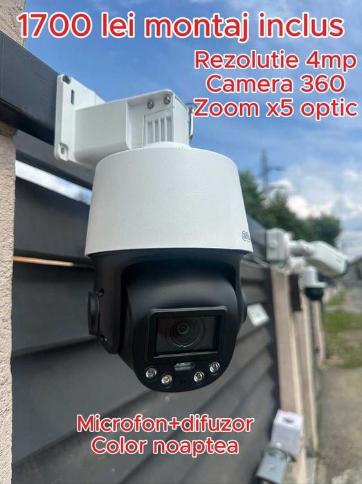 Sistem Camere supraveghere video 4k Dahua IP cu montaj Negresti oas