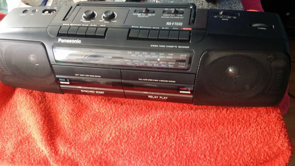 Radiocasetofon Dublu Panasonic RX - FT 510