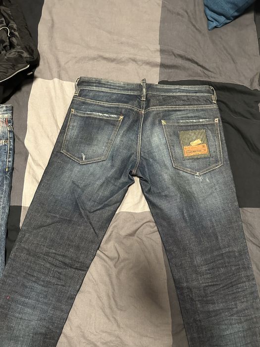 blugi disquared slim/skinny fit noi