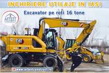 Inchiriez Excavator pe roti