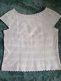 Ръчно плетена блуза на една кука