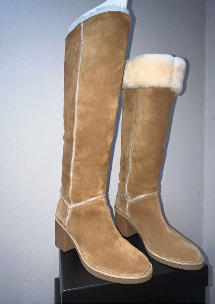 Cizme UGG, Kasen-tall, piele naturală, blană