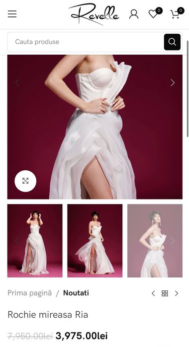 Rochie de mireasă Revelle, ideală dacă vrei să te distrezi la nunta ta