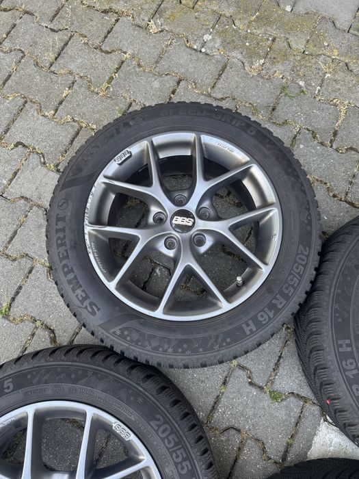 4 jante alu bbs anv iarna noi  2022 205 55 16 audi a3 2013-2020 5x112
