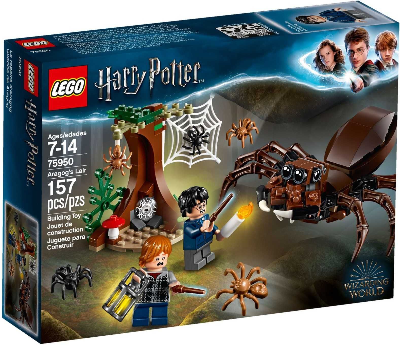 Lego Harry Potter 75950 – Cuibul paianjenului Aragog - NOU sigilat