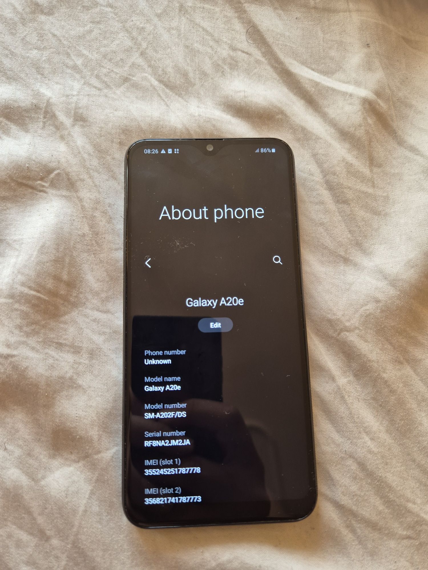 Samsung Galaxy a20e