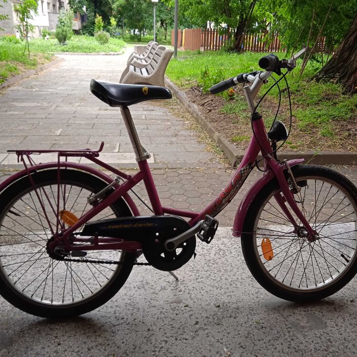 Детски велосипед за момиче 20 цола,отлично италианско Pegasus, розово