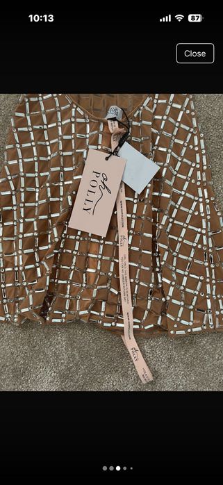 Oh polly рокля с камъни