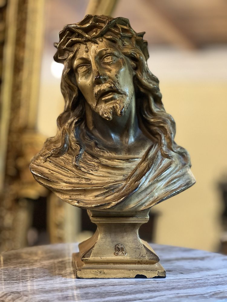 Sculptură veche “ Iisus “ *** vintage / antic / vechi / retro ***