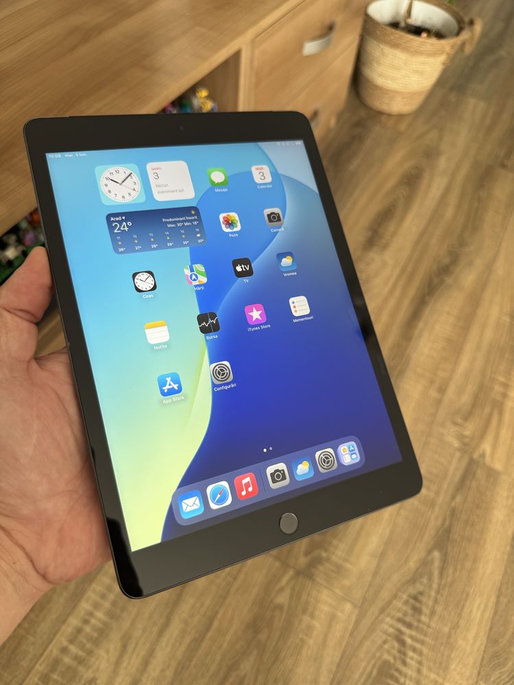 iPad 9th Gen, Wi-FI+Cellular, Grey, 64Gb, iOS 18, husa, frumoasa