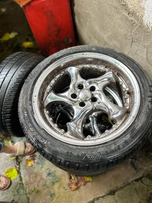 roți jante 17" 5×100 cromate