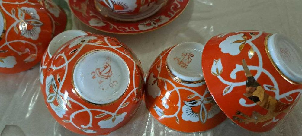 Чайный сервис (Олень) новый СССР маленькие пиялушки