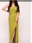 Rochie eleganta verde lime S/M