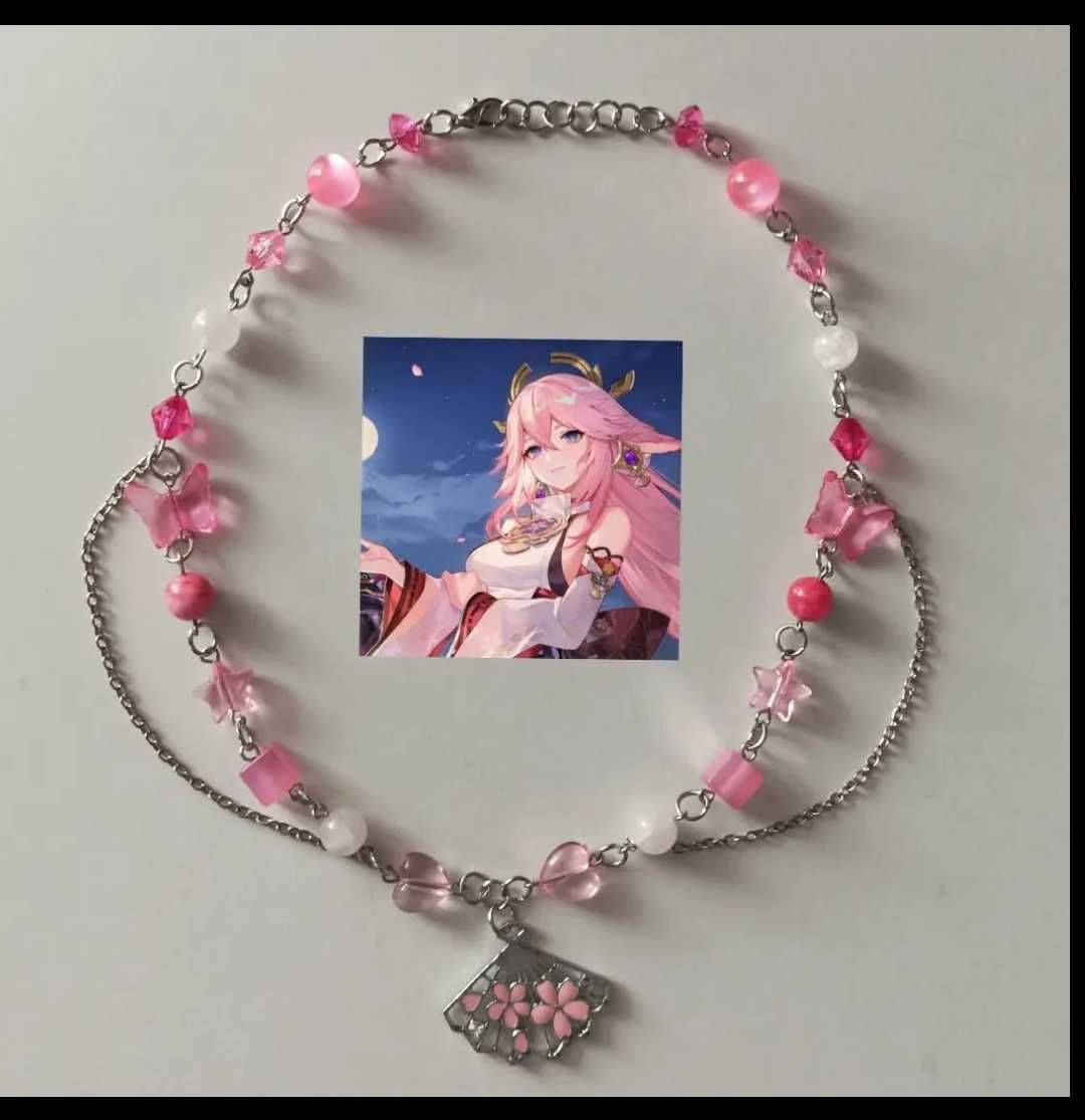 Genshin Impact Yae Miko Raiden Shogun/Ei necklace / гердан