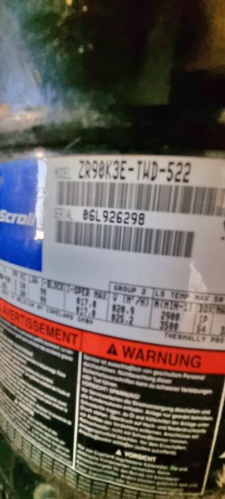 Compresor frigorific Copeland Scroll