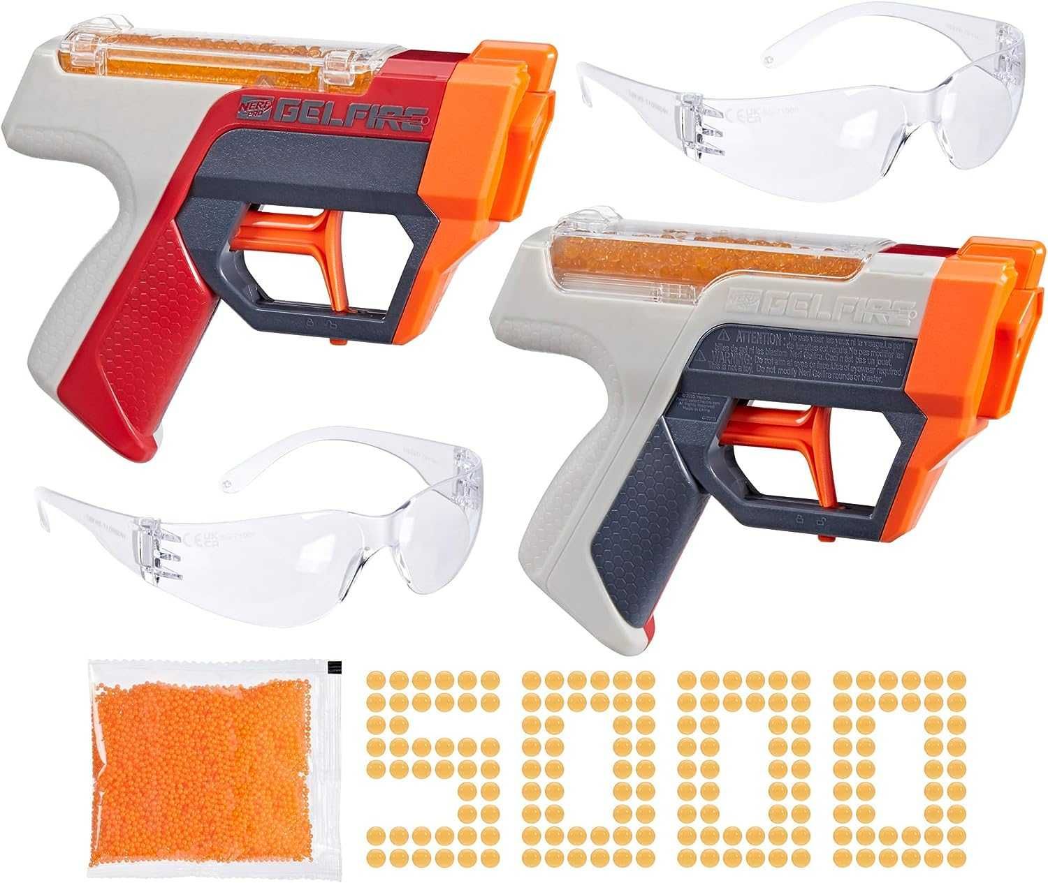 NERF Pro Gelfire гелевые пули, 2 Бластера