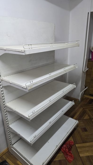 Продам стеллаж б/у, белый, глубиной 40см