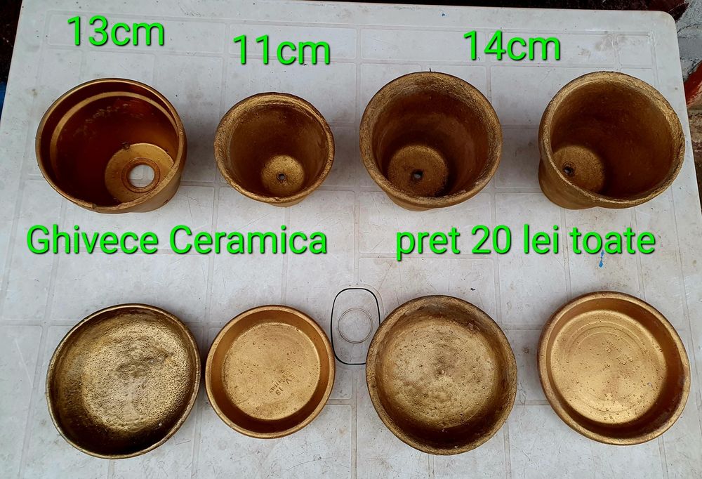 Ghivece cu farfurii ceramica