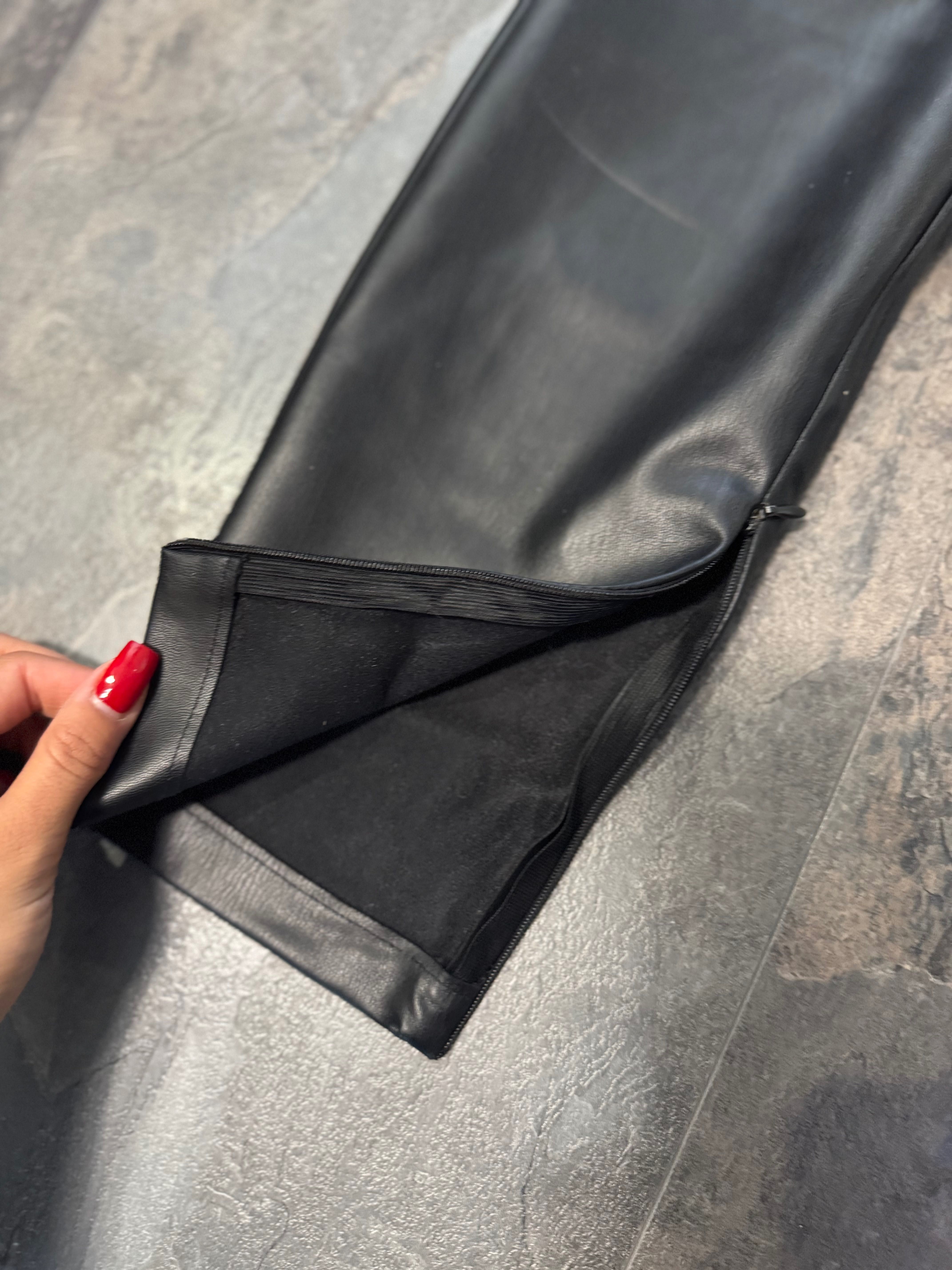 Кожен панталон Zara