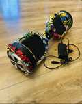 Scuter electric / Hoverboard grafiti style, bluetooth, led lights