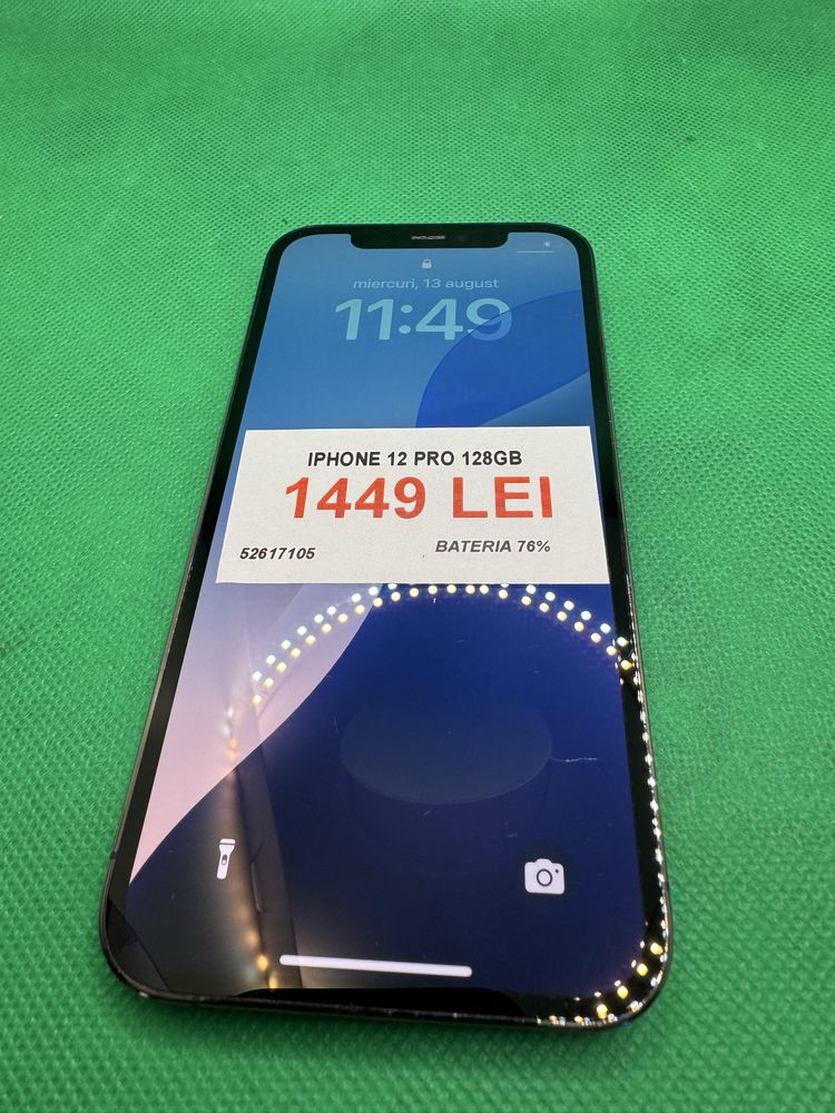 IPHONE 12 PRO 128gb •Bateria 100%-Amanet Lazar Crangasi •52617