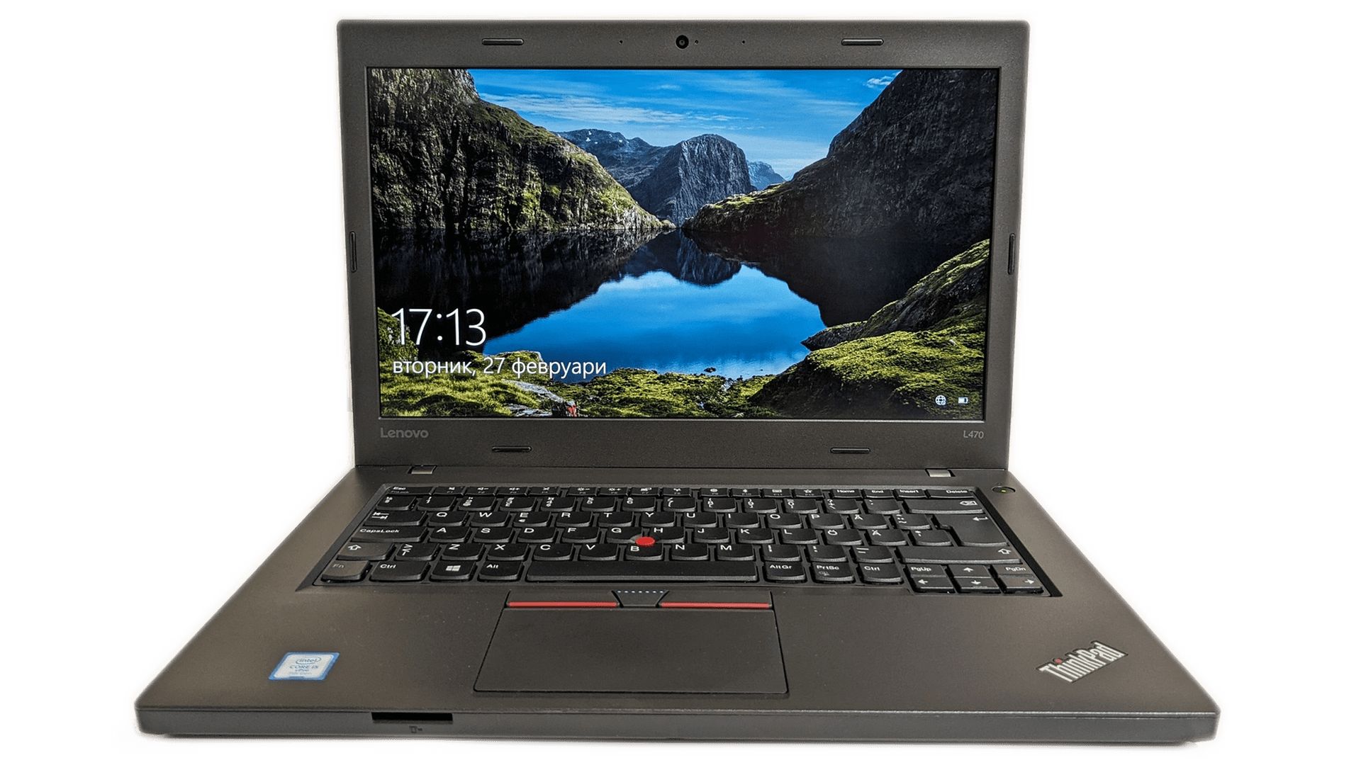 Lenovo ThinkPad L470 14" 1920x1080 i5-7300U 8GB 256GB батерия 3+ часа