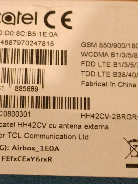 Router wireless Alcatel Link Hub LTE Cat4 Home Station