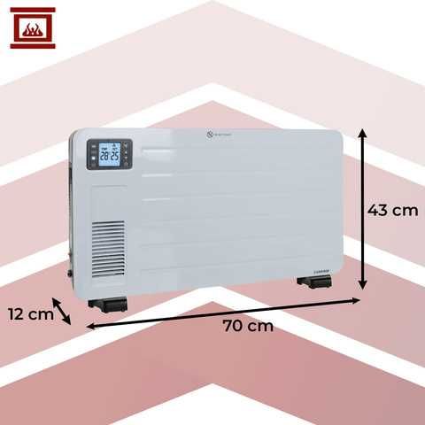Енергоспестяващ електрически конвектор Kaminer с WiFi управление 2300W