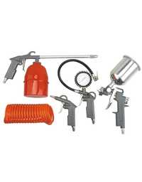 Kit accesorii aer comprimat(pistol de vopsit/suflat) 5 piese cu