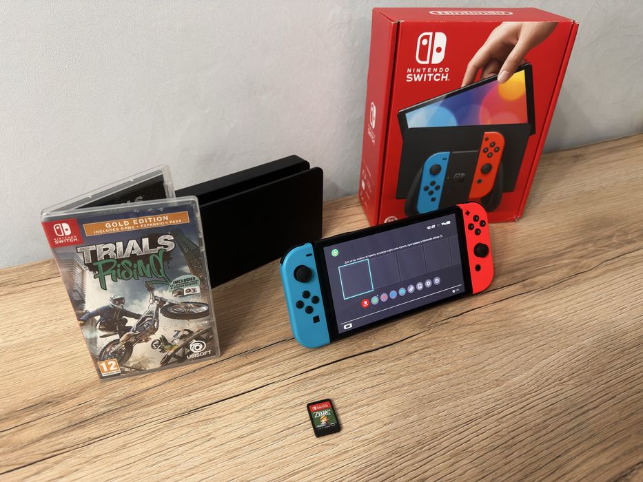 Продам Nintendo Switch OLED | 2 картриджа