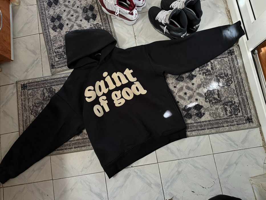 Hanorac SAINT OF GOD 100 bumbac Marimea S