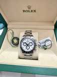 Rolex Daytona Chronograph Panda Acte An 2018  Otel Dial Alb 40mm