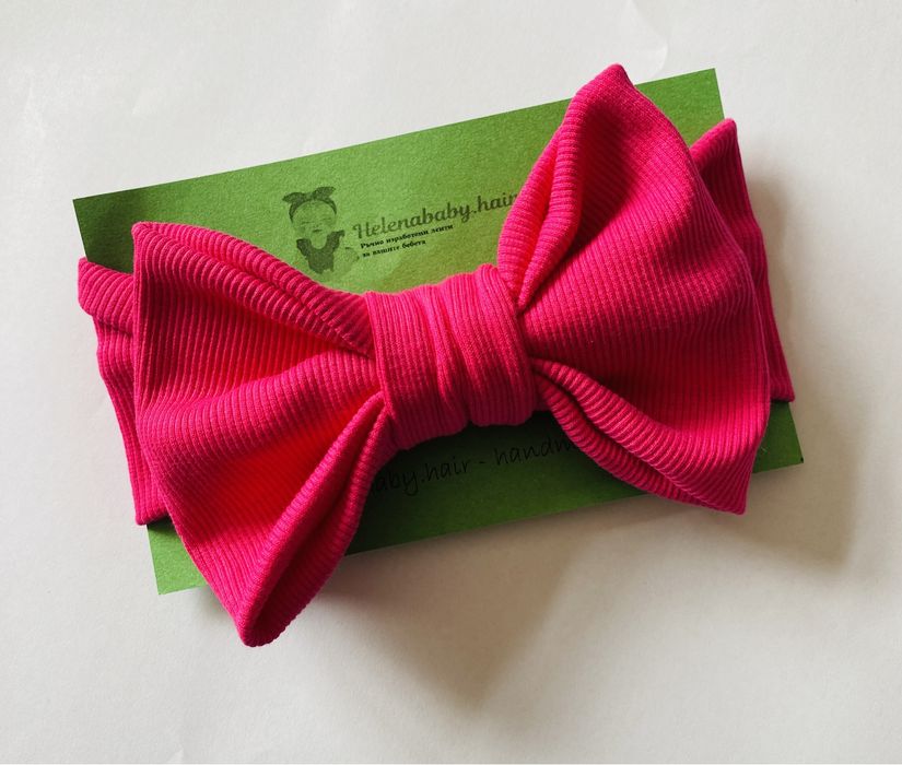 Бебешки ленти с голяма панделка