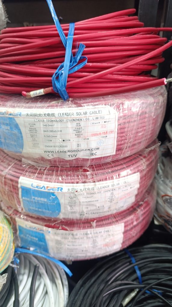 Solor kabel bor 1×6mm
