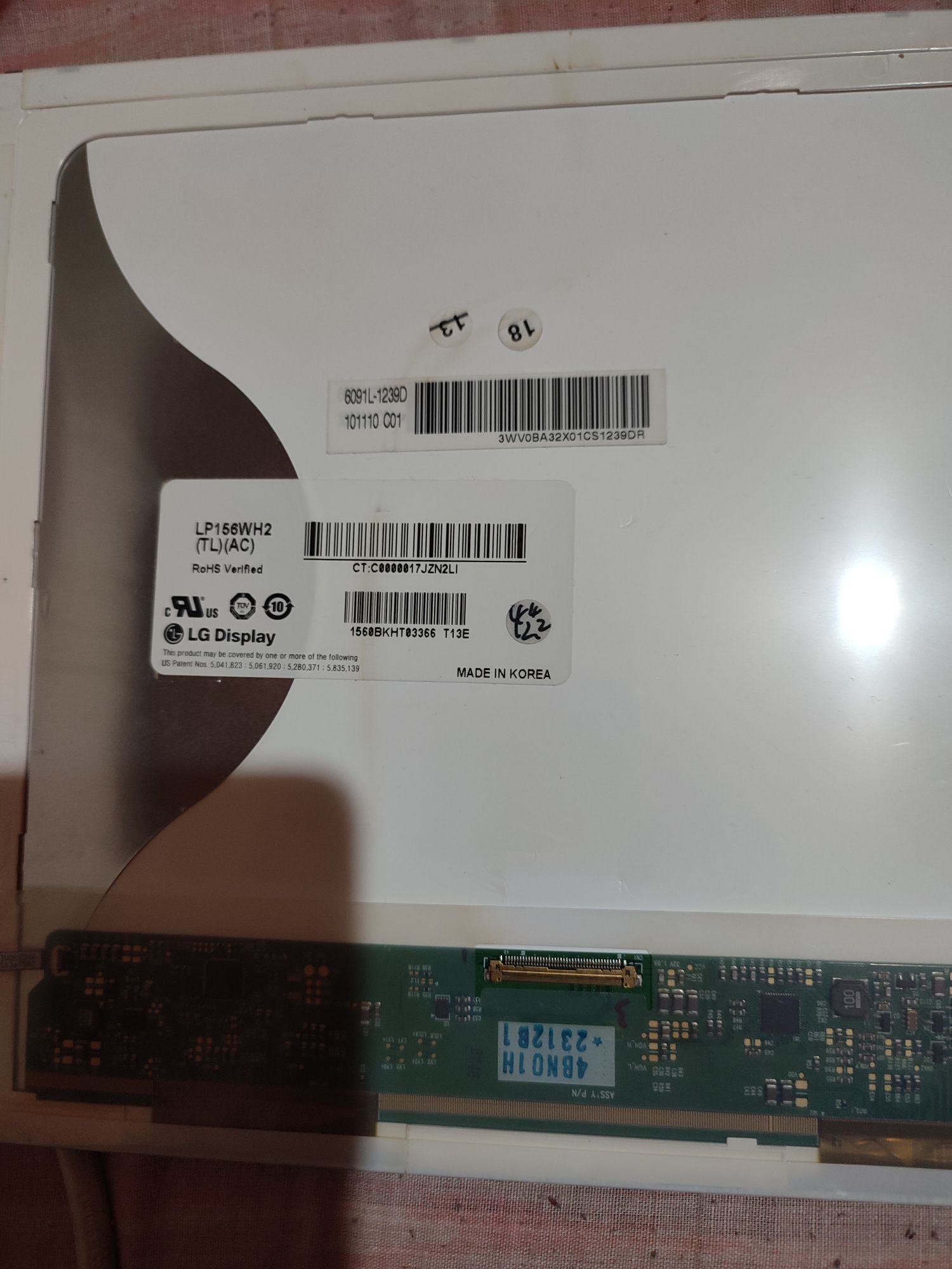 Display laptop 15"6 led normal și slim 40 pini