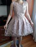 Rochie de ocazie roz pudrat