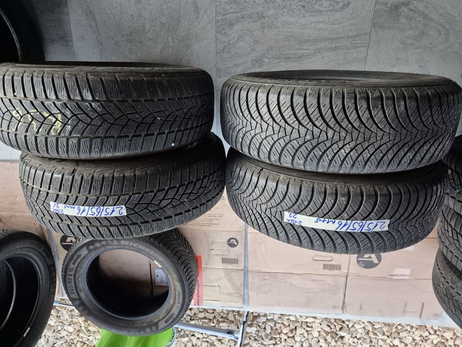 Vând cauciucuri 215/65/16 M+S 2și2 imp Germania