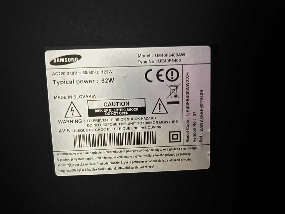 Televizor Samsung Smart TV Full HD 101 cm + 2 telecomenzi originale