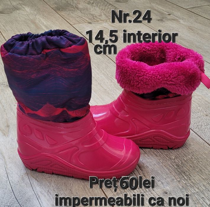 Cisme impermeabile si adidasi gheată fetițe