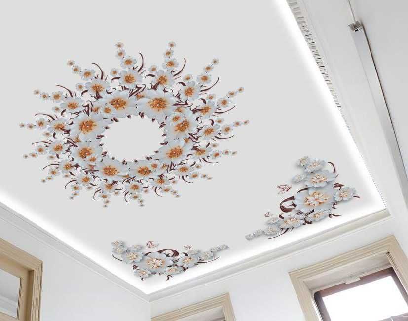 3D обои ва потолоклар сиз хохлаган расимларни печать киламиз !
